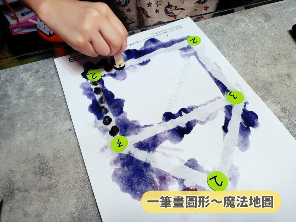 【好好玩。科普】一筆畫圖形(魔法地圖)