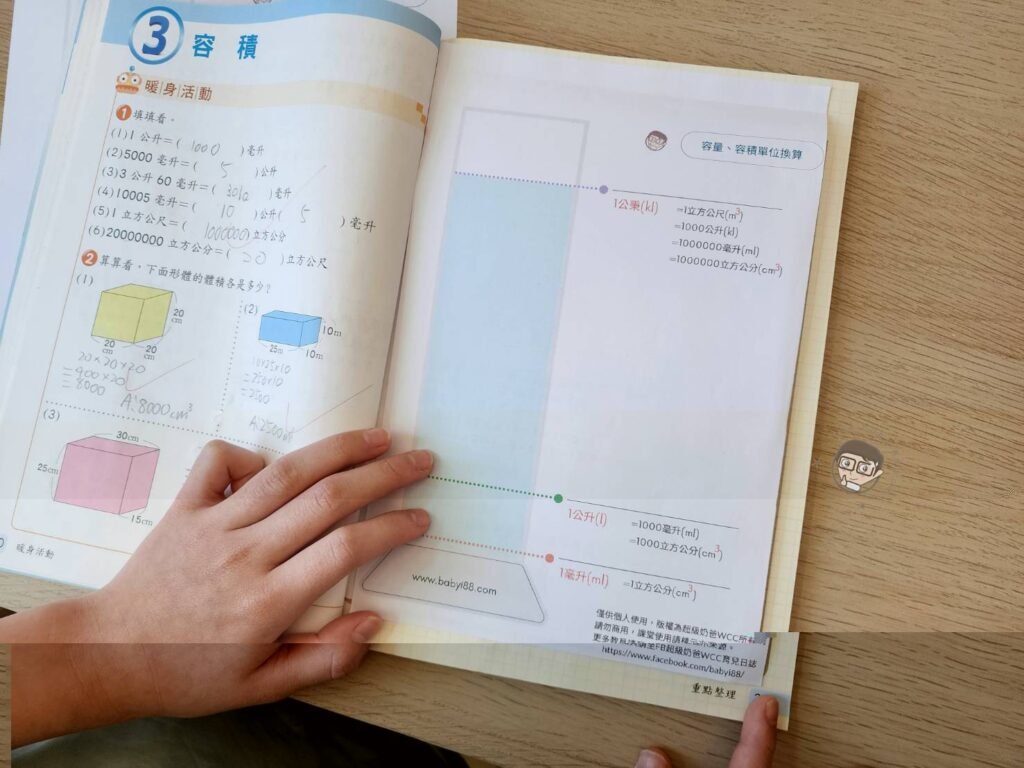 容積、容量單位換算表