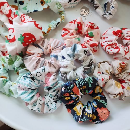 【縫紉學習紀錄】自學作品1：大腸髮圈